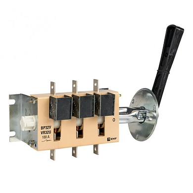 Выключатель-разъединитель ВР32У-31В31250 100А 1 направ, с д/г камерами съемная левая/правая рукоятка MAXima EKF PROxima uvr32-31b31250