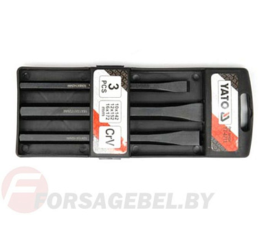 Набор зубил 3 пр. CrV Yato YT-4711