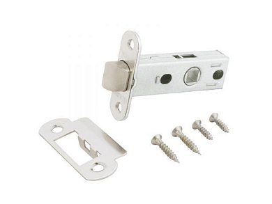 Защелка врезная межк. L45-8-R18 SN никель АЛЛЮР УЗК 11745