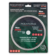 Круг отрезной алмазный 180 мм, посадка 22 мм, 8600 об/мин RockForce RF-CW59984