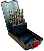 Набор сверел по металлу 1-10/0,5 мм HSCO (5% Co) DIN338 19 пр WUMAX 06261001