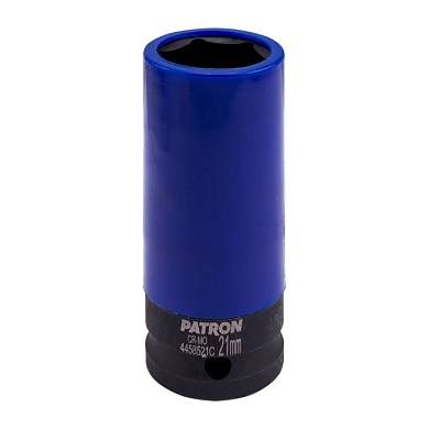 Головка ударная глубокая для литых дисков с защитным кожухом 21 мм 1/2'' PATRON P-4458521C