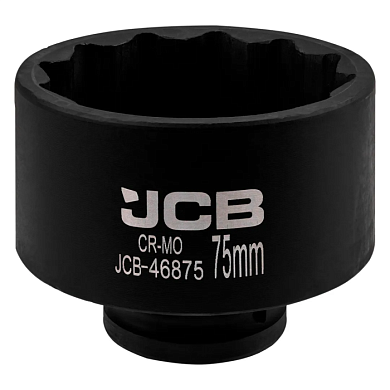 Головка ударная 3/4'' 75 мм 12-гр JCB JCB-46875