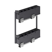 Выдвижная корзина-карго 150 ICON крепл.боковое/правое, графит PRIME by AKS 115623