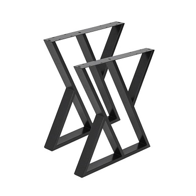 Подстолье STELLARO h720, черный, 1 упак 2 шт., AKS 124237