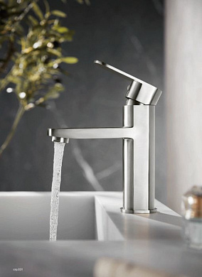 Смеситель для умывальника, раковины из нержавеющей стали SUS304, сатин L71016 Ledeme