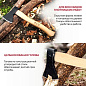 Топор с деревянной рукояткой ADVANCE HAXW01-0800 (800/1010 г, кованый, 400 мм) PIT HAXW01-0800