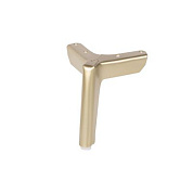 Опора мебельная мет. TRIADA h120 угловая матовое золото AKS 112850