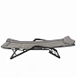 Шезлонг складной темно-серый 1780х670х300 мм, макс. нагрузка 200 кг ISMA ISMA-FG-HY-8000DGR