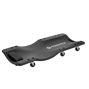 Лежак пластиковый подкатной 410х900 мм на 6-ти колесах с паралоновым подголовником, max нагрузка-120кг Forsage F-9U0311P36-2