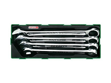 Набор ключей комбинированных 4 пр. в ложементе Toptul GTA0439