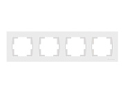 Рамка 4-ая горизонтальная белая, RITA, Mutlusan 22208001401