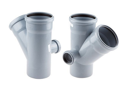 Крестовина двухпл. ВК 110/110х45/50 левая РТП, для внутренней канализации РосТурПласт 36537