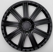 Колпак декоративный автомобильный Круиз черный глянец 15" (4 шт) Star S15456
