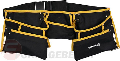 Пояс монтажника с 11 карманами Vorel 78751