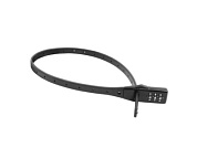 Замок навесной ВС 455 НС, 11*530 ЧЕРНЫЙ кодовый с нерж. тросом БУЛАТ, УЗК 14743