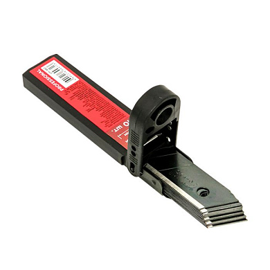 Набор сменных лезвий 18 мм СМ-60 (10 шт, вороненные, SK4, 7 сегментов) EKF Professional cm-s60