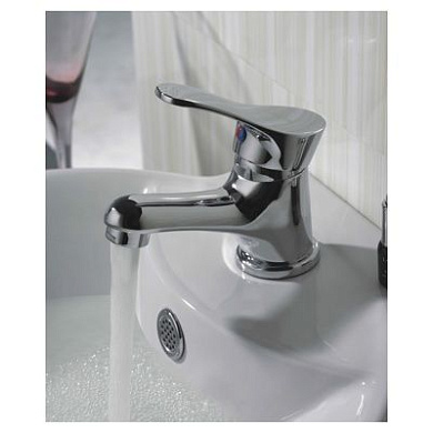 Смеситель для умывальника, цинк, хром Ledeme L1014-B