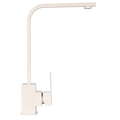 Смеситель для кухни, нержавеющая сталь, белый Wisent WP49-098-6-18