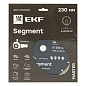 Диск алмазный Segment (230х22,23 мм) EKF Master dd-230s