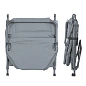 Шезлонг складной, черный WMC TOOLS WMC-FG-HY-8008BL