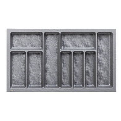 Лоток для столовых приборов 900 PIXEL 830*485, серый AKS 125438