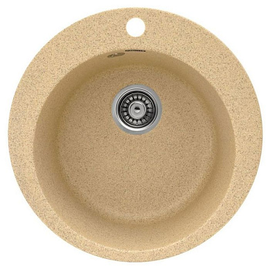 Мойка кухонная из мраморной крошки, песок, A04-21 Gerhans