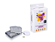 Сетка-шторка на дверь противомоскитная, с магнитным замком и крепежной лентой, 45х210 см, 2 шт. HELP 80004