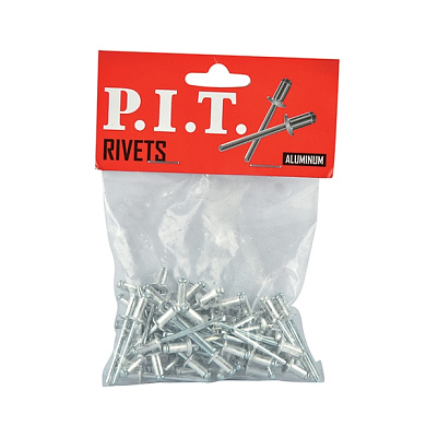Заклепки алюминиевые, 4,0x6 мм (50 шт) PIT HHDR03-0640