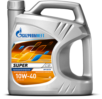 Масло Super 10w-40 4л Gazpromneft 253142142