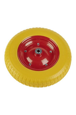 Колесо литое полиуретановое 360 мм PU 2400 (20 мм шариковый подшипник) TOR 1046282