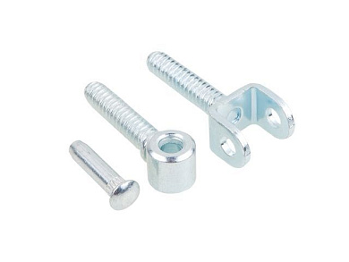 Петля ввертная ПВв1 1,75мм, цинк Starfix (с резьбой под дерево) SMP-71253-1