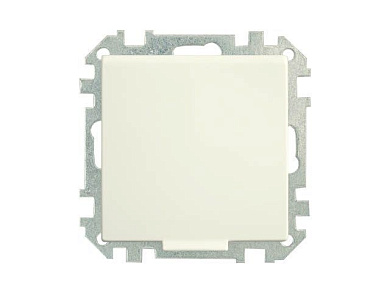 Розетка 1-ая (скрытая, с/з, с крышкой, з/ш) бежевая, Стиль, Bylectrica РС16-536 бежевый