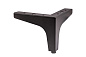 Опора меб. мет. h100 угловая черный GRIDLI 114020