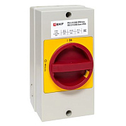 Переключатель кулачковый ПК-2-13 25А 3P "ВКЛ-ВЫКЛ" с блокировкой в боксе IP65 EKF PROxima pk-2k-13-25-a65