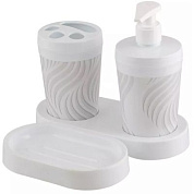 Набор для ванной комнаты на подставке «Breeze» Полимербыт 4306801