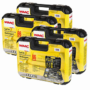 Набор инструментов 96 пр, 4 к-та WMC TOOLS WMC-1096 4 K-T