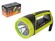 Фонарь светодиодный аккум. 5Вт+5Вт, зел. Юпитер JP1055