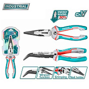 Длинногубцы изогнутые 160 мм TOTAL THT24616S