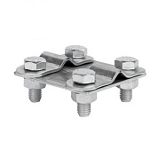 Зажим контрольный прут-прут (пластина 57х57мм) HZ EKF PROxima lp-55611