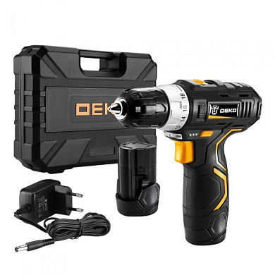 Дрель-шуруповерт аккумуляторная GCD12DU3 SET 4 DEKO 063-4140