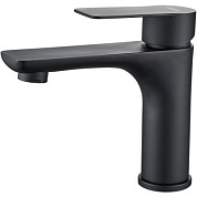 Смеситель для умывальника, нержавеющая сталь, черный L71018B Ledeme