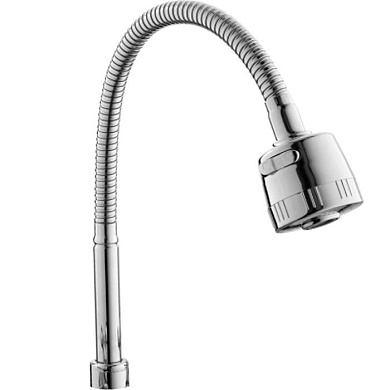 Излив гибкий 2-х режимный для кухонного смесителя, нержавеющая сталь, хром Ledeme L7501