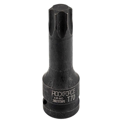 Головка-бита TORX ударная T70, 1/2" RockForce RF-24607870MPB