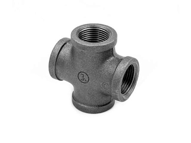 Крестовина 3/4" чугун черн., AV Engineering AVEC441000034