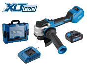 Аккум. углошлифмашина CSG 1812-1 SR Xcase XLTpro 1x4 Ач БЕСЩЕТ, 125 мм, рег. об., 10 000 об/мин, 1х4 Ач BULL 1333997