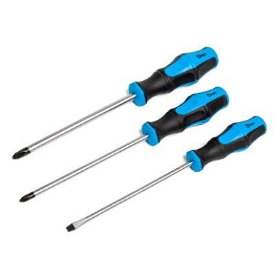 Отвертка Pozidriv для проведения слесарно-монтажных работ Отвертка МАСТЕР Pozidriv PZ1*100 КВТ 77403