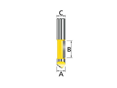 Филенчатая фреза 8х19х8х32х1Т Makita D-10578