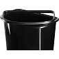 Корзина для мусора Luscan Prof Etalon, 32 л, с крышкой, черный
