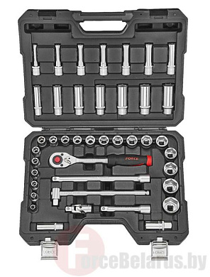 Набор инструментов 41 пр. 1/2" 6-гр Force 4416